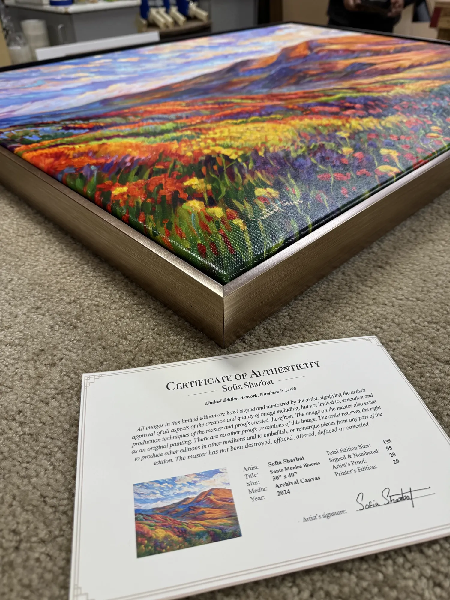 Finishing and packing the print